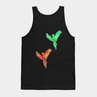 green/red phoenix Tank Top